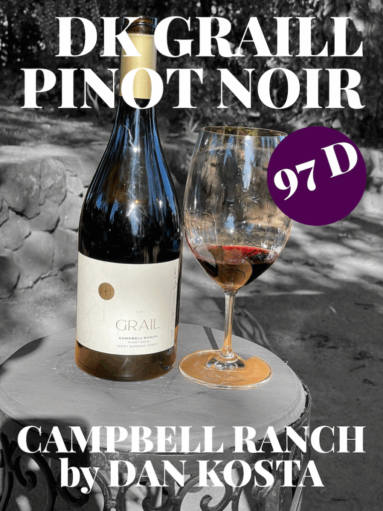 alt="Grail Campbell Ranch Pinot Noir bottle and glass with text"