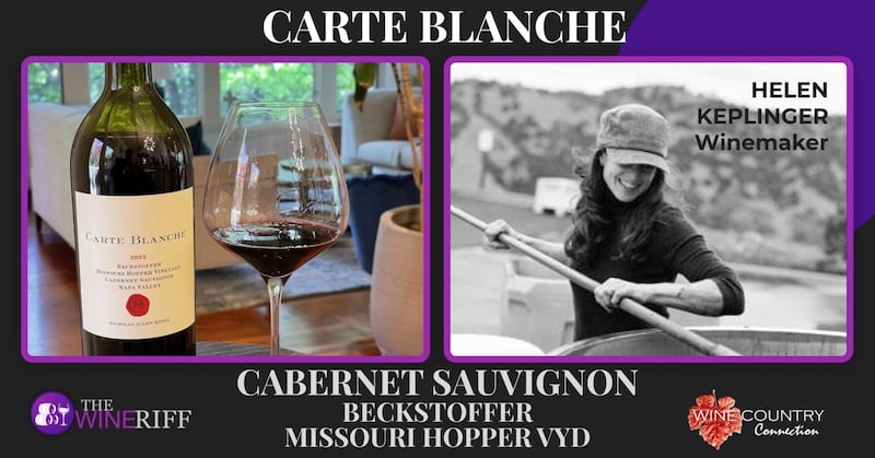 Carte Blanche Cabernet Sauvignon Beckstoffer Missouri Hopper Vineyard banner